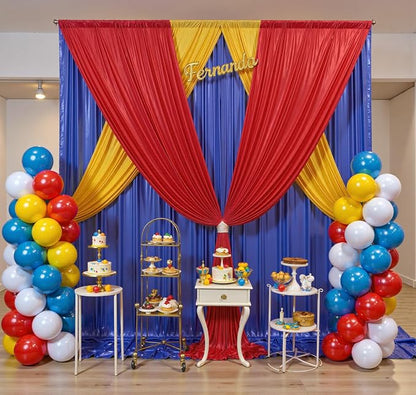 10x10ft Shimmer Royal Blue Sequin Backdrop Curtain - Image 4