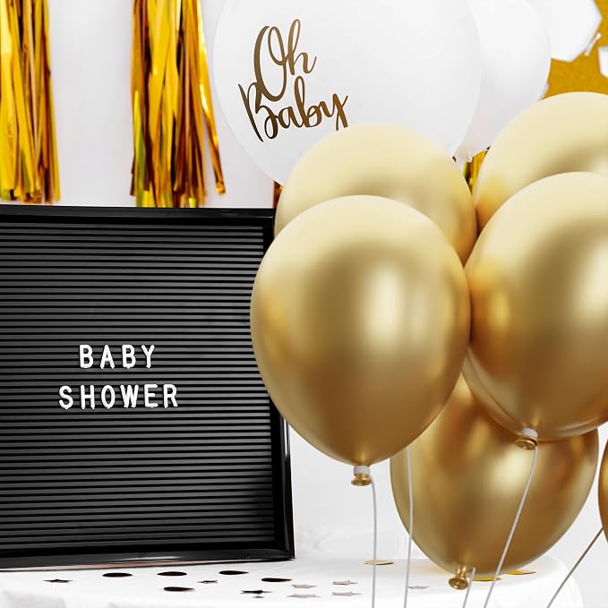 Mr. Pen- Metallic Balloons, 12 Inch, 54 Pack | Latex Metallic Gold Balloons Bulk - Image 5