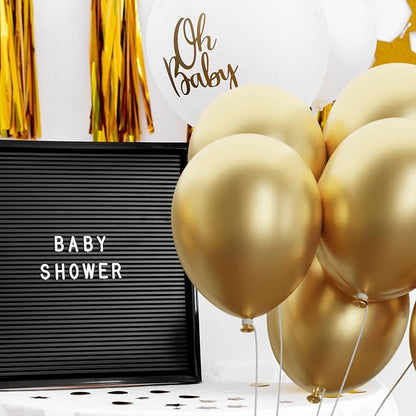 Mr. Pen- Metallic Balloons, 12 Inch, 100 Pack | Latex Metallic Gold Balloons - Image 5