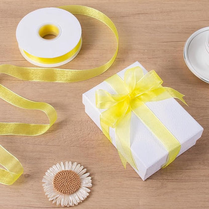 Sheer Organza Ribbon 1 Inch Chiffon Ribbons - Image 2