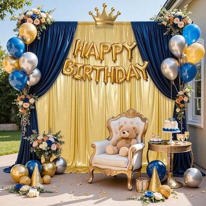 20x10FT Gold Sequin Backdrop Curtain - Image 7
