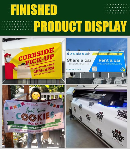 Custom Banner 4ft x 6ft Vinyl Banner Custom Backdrop - Image 2