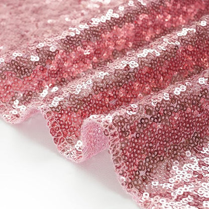 Eternal Beauty Fuchsia Pink 3mm Sequin Backdrop 2x8 Ft 2 Pack Wedding | Dense - Image 9
