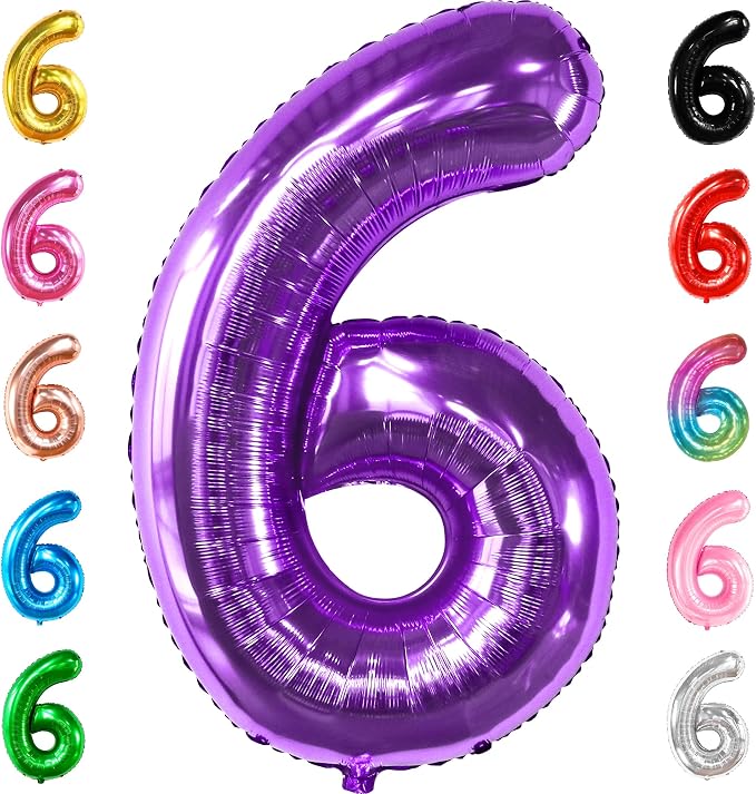 KatchOn Giant Purple 6 Balloon by KatchOn