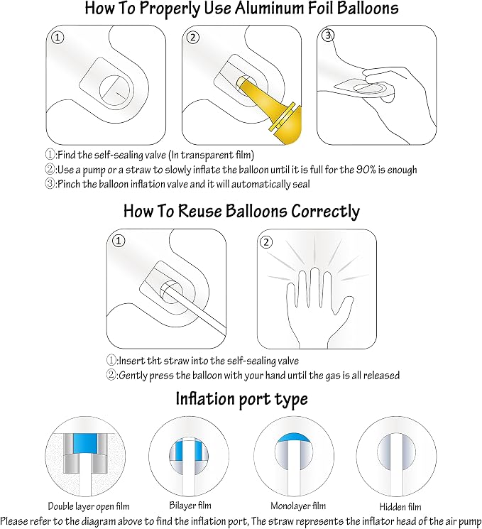 40 In Cream white Number Balloons Helium Foil Mylar Balloon Digital 2 | - Image 3