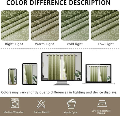 DWCN 100% Blackout Curtains for Bedroom - Image 8