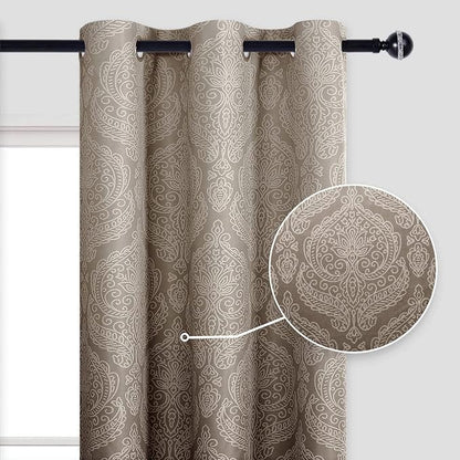 DWCN Ombre Blackout Curtains for Living Room - Image 2