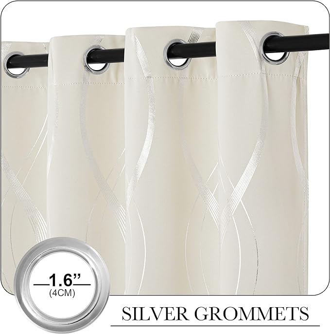 NICETOWN Blackout Short Curtains Panels - Image 3