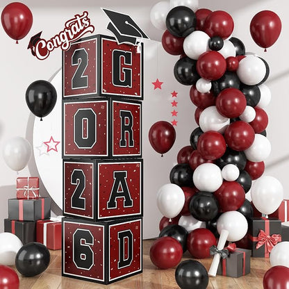 2026 Graduation Decorations, So Proud of You and Class of 2026 Grad Balloon by Togvu