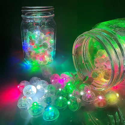 Aogist 100pcs Mutilcolor Balloon Lights, Long Standby Time Waterproof Mini Ball - Image 5