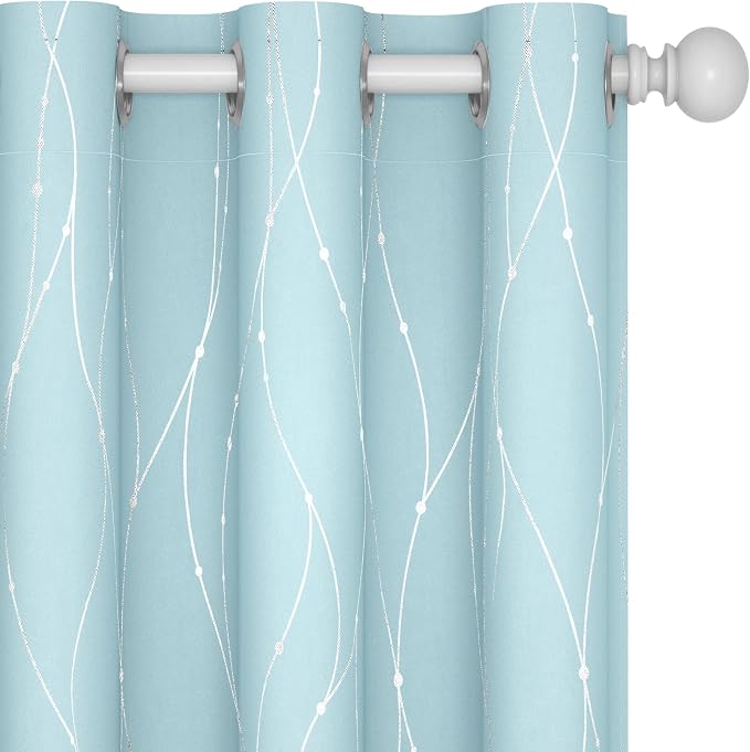 Deconovo Living Room Curtains 108 Inch Long, Thermal Insulated, Room Darkening by Unknown