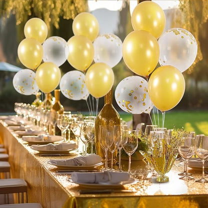 4 Set Gold Table Centerpiece Balloons Stand Kit - Image 4