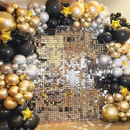 50 Pack Metallic Gold Balloons 12 Inch - Image 4