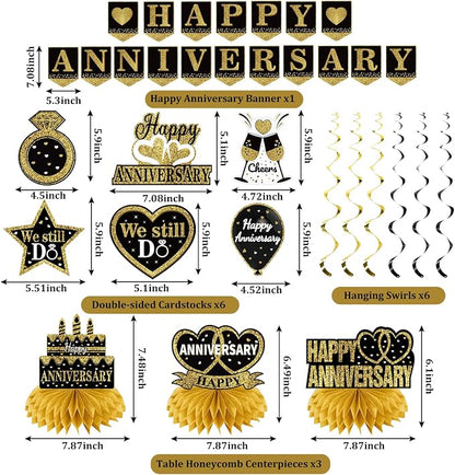 Kuxriox Happy Anniversary Decorations Kit - Image 2