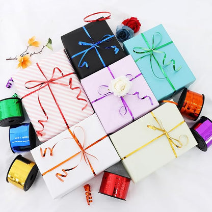 TONIFUL 6 Colors Shiny Rainbow Curling Ribbon Balloon String - Image 5