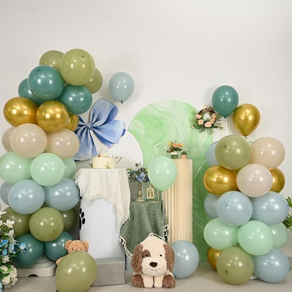 Sage Green and Blue Balloons - Image 7