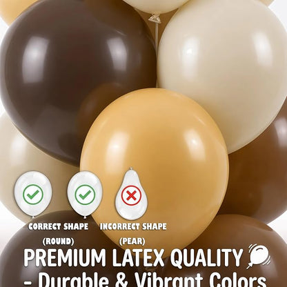 Hiins Brown Balloon Stand Kit Set of 2 - Image 4