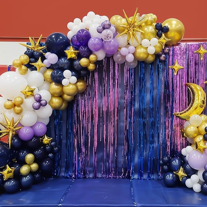14pcs Gold Star Balloons, Mixed Star Foil Balloon, 22Inch Explosion Stars - Image 4