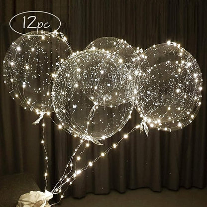 12PCS LED Light Up Bobo Balloons by lightsfever