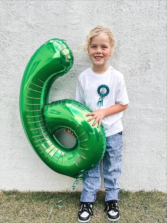 40 Inch Green Number 1 Balloon Birthday Party Decorations - Image 8