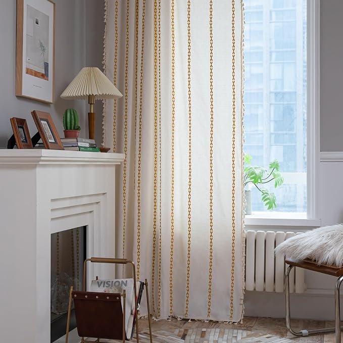 Sutuo Home Boho Curtains 84 inch Length - Image 3