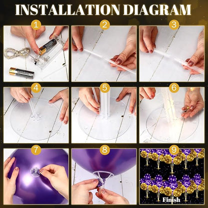 10 Set Balloon Stand Kit for Centerpiece - Image 2