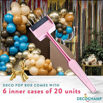 DECO POP Balloon Popper – Decorator Balloon Striker Tool, Party Supply Tool Kit - Image 6
