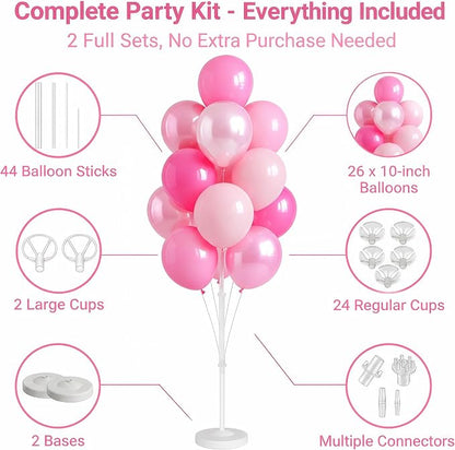 Mix PinkBalloon Column Stand Kit Set of 2 - Image 2