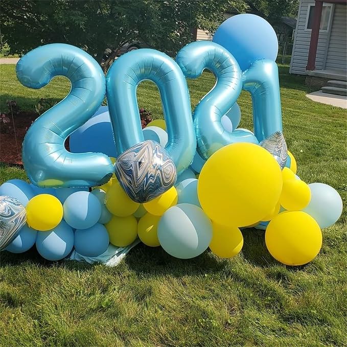 8th Birthday Number Balloons for Kids, 40 Inch Foil Number 8 Balloons Baby - Image 6