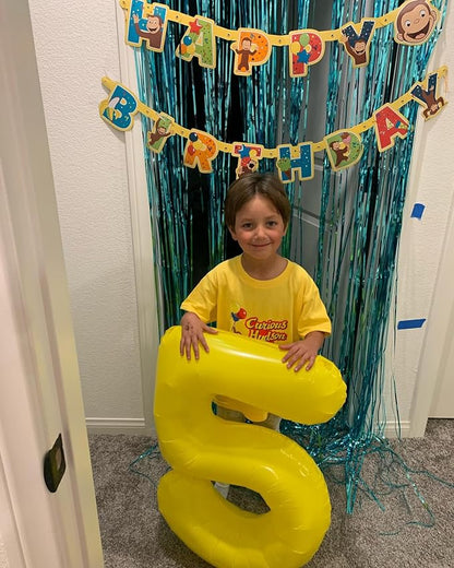 Yellow Number 8 Balloon 40 Inch - Image 7