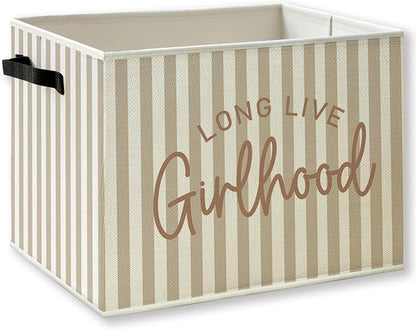 Girl Nursery Foldable Storage Bins Box by KSDUT