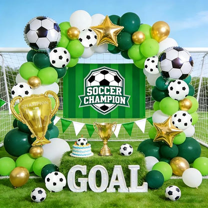 Soccer Balloon Garland Arch Kit by Doneboo