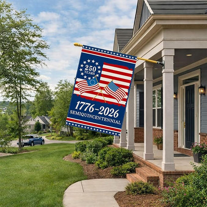 250th Anniversary America Garden Flag, 250 Years Banner USA 4th of July - Image 4