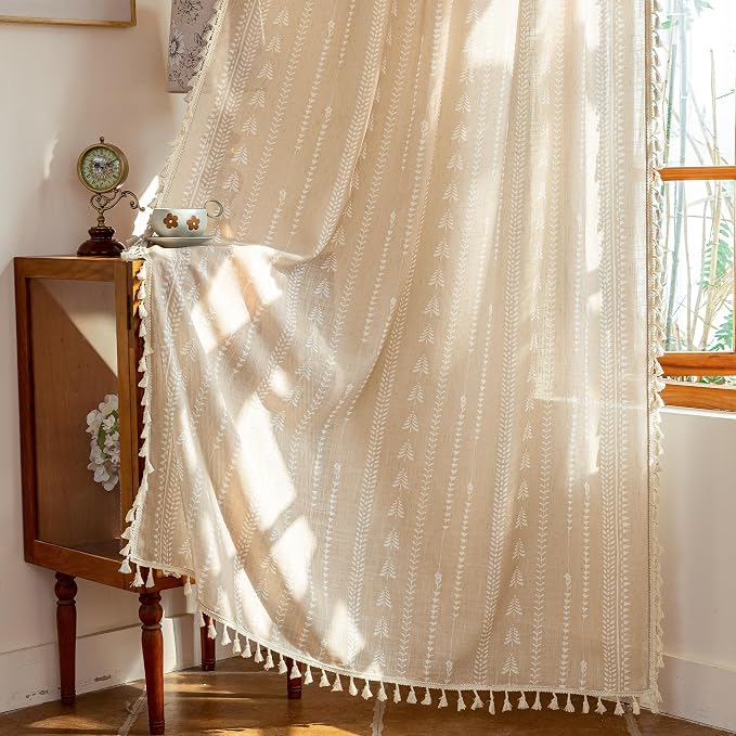 Boho Curtains 63 inch Long - Image 4