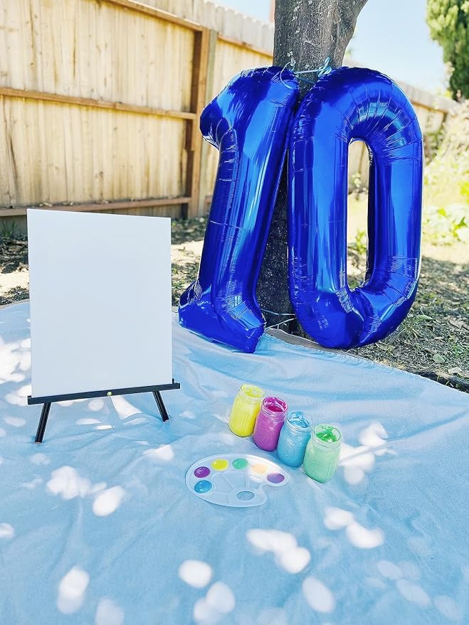 Number 0 Balloon Birthday Decorations, 40In Dark Blue Balloons - Image 3