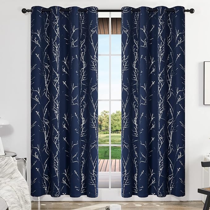 Deconovo Living Room Curtains 84 Inches Long, Thermal Insulated, Room Darkening - Image 2