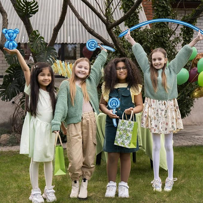 Metallic Blue Long Balloons Premium 260 Twisting Animals Magic Balloons - Image 5