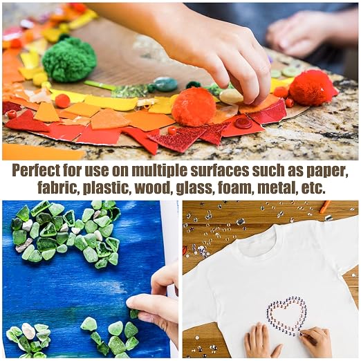BAOFALI 3600 Pcs Ultra Thin Adhesive Dots, 6 Roll 1/8in 6 Roll3/16in Clear - Image 2