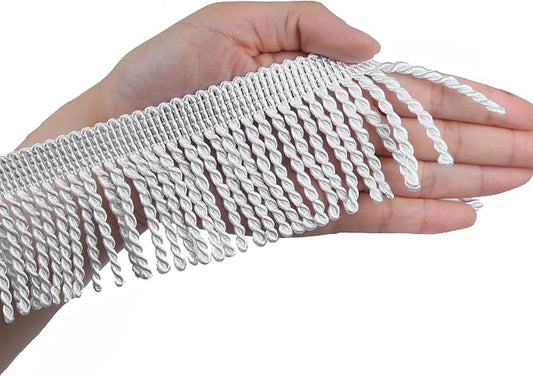 BEL AVENIR Bullion Fringe Trim Curtain Fringes 10 Yard x 2.5 Inches Sewing | by BELAVENIR