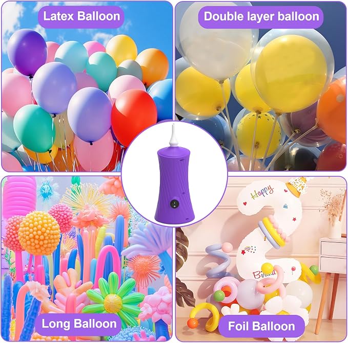 Balloon Pump Electric Air Balloon Pump Balloon Inflator - Image 2