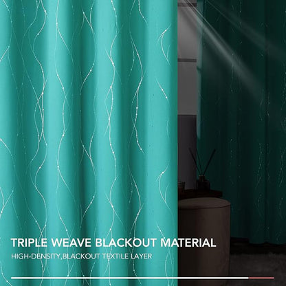 Deconovo Living Room Curtains 108 Inch Long, Thermal Insulated, Room Darkening - Image 4