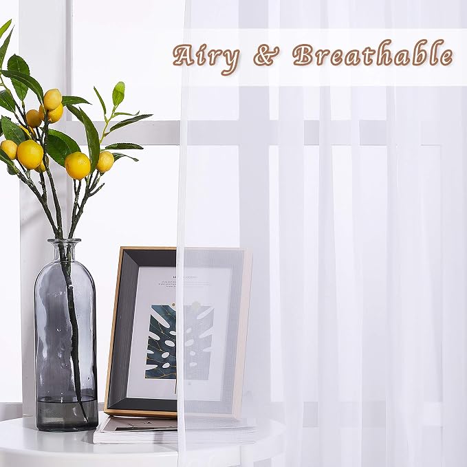 NICETOWN Sheer Curtains for Patio Door - Image 4