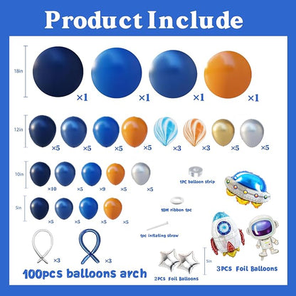 111pcs Outer Space Balloon Garland Arch Kit - Image 2