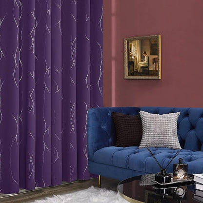 Deconovo Living Room Curtains 36 Inches Long, Thermal Insulated, Room Darkening - Image 5