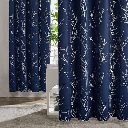 Deconovo Blackout Curtains, Light Blocking Panels, 2 Panels, - Image 3