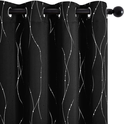 Deconovo 100% Blackout Living Room Curtains 84 Inches Long, Thermal Insulated - Image 7