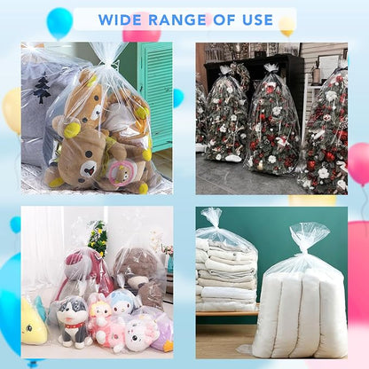 Clear Balloon Transport Collection Bag 4 Units 40.5x78.8 inch - Image 5
