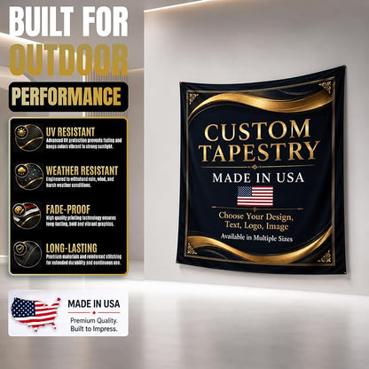 Custom wall Tapestry hanging by BCB Custom Wall Art Tapestry Printed in USA | - Image 4