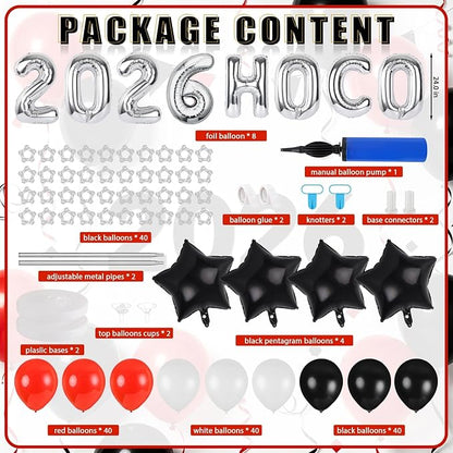 2 Sets Homecoming 2026 Balloon Column Stand Party Decorations Kits - Image 4