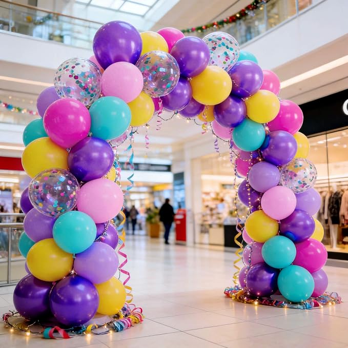 Pink Blue Purple Balloon - Image 7